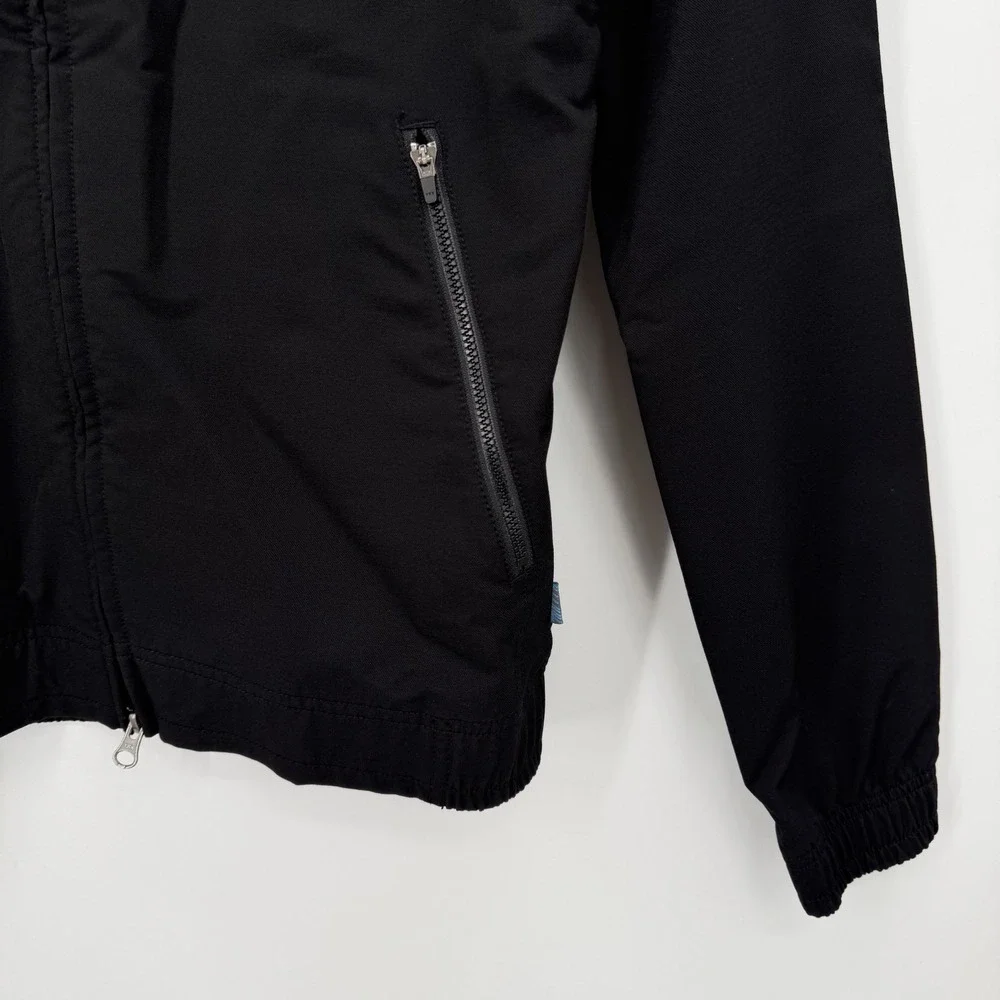 Swrve Cycling Track Jacket Mens S Midweight Black Softshell 4-Way Stretch Zip Up